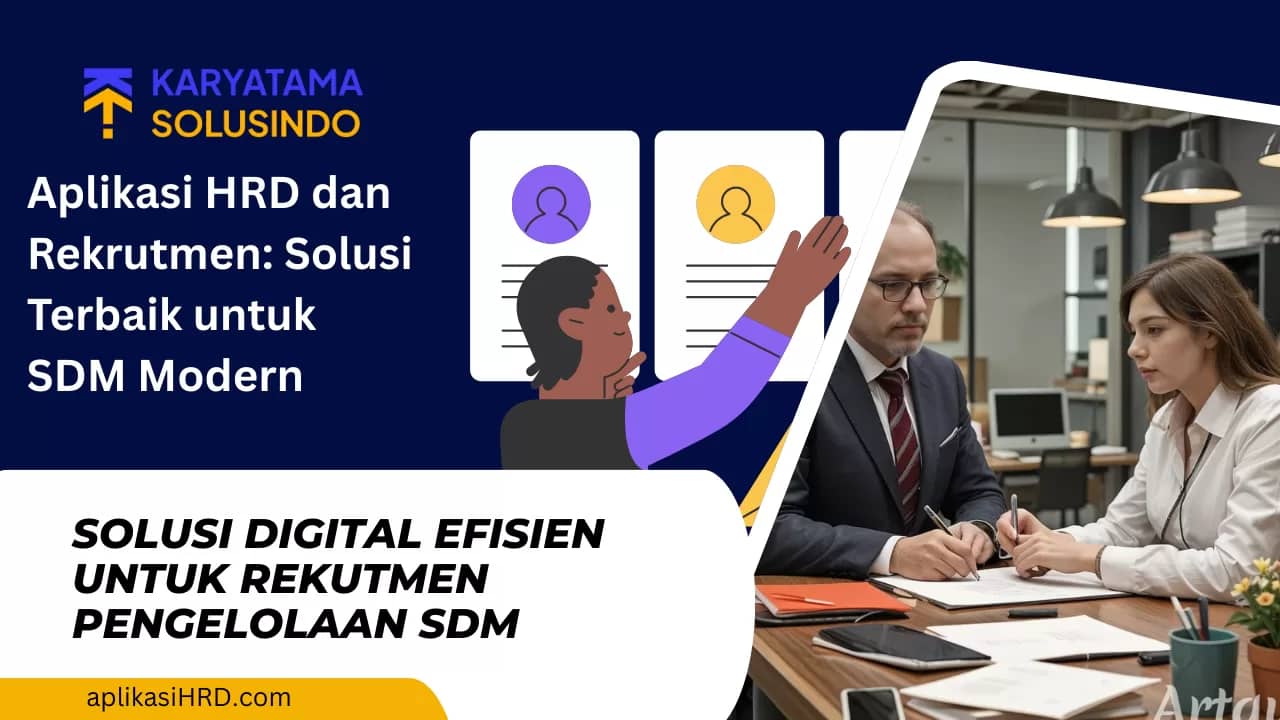Aplikasi HRD dan Rekrutmen: Solusi Terbaik untuk SDM Modern